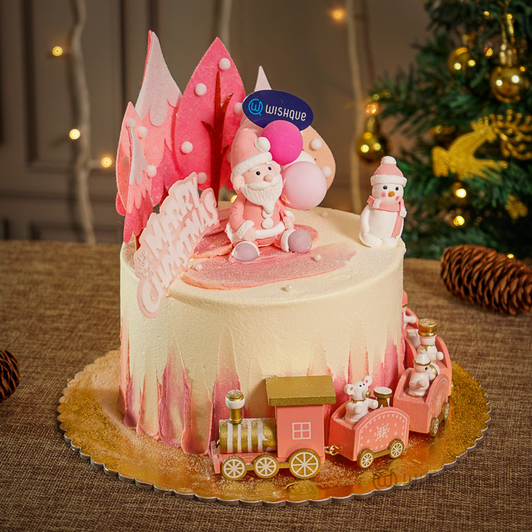 The Polar Express Christmas Village Chocolate Cake