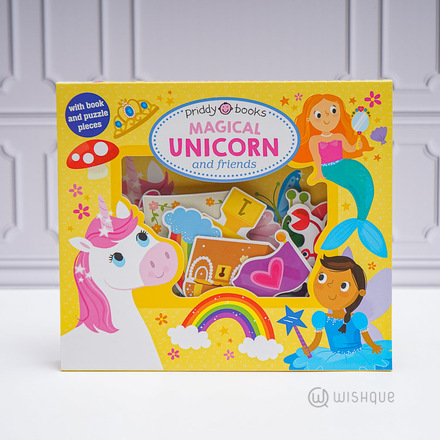 Magical Unicorn And Friends Priddy Book With Puzzle Set