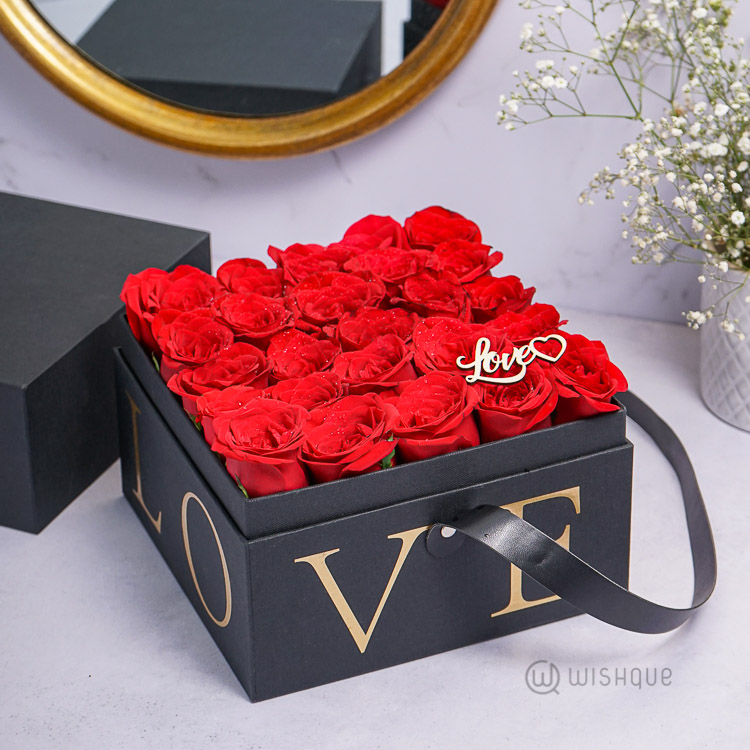 Enchanted Roses Love Box - Wishque | Sri Lanka's Premium Online Shop ...