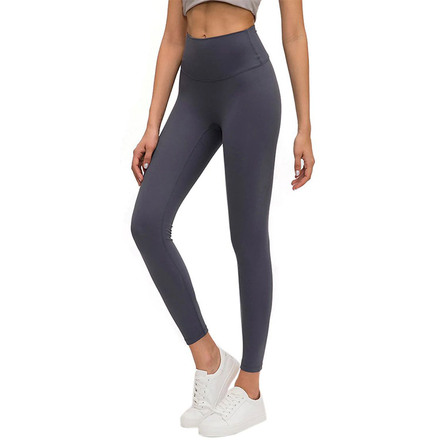 High Waisted Leggings - Lilac Grey By Rushi Clothing