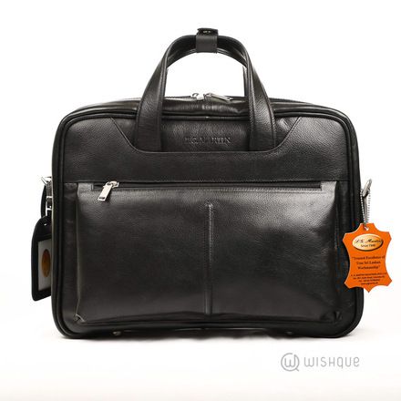 Charles Laptop Bag - Black