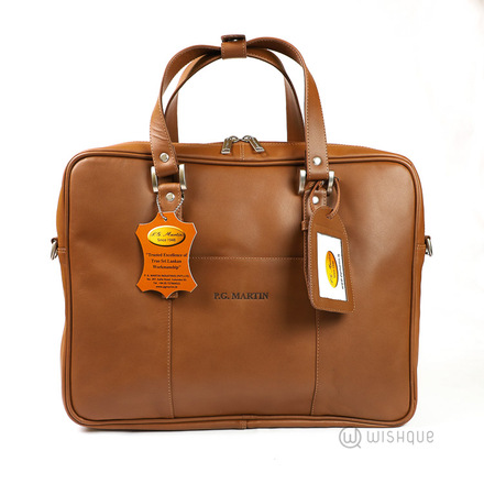 Julius Laptop Bag - Tan