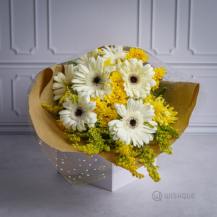 Yellow Spring Flowers Bunch