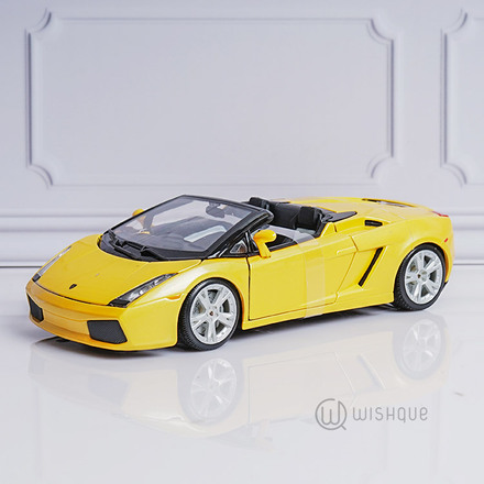 Lamborghini Gallardo Spyder Yellow 1:18 Diecast Model Car "Special Edition"