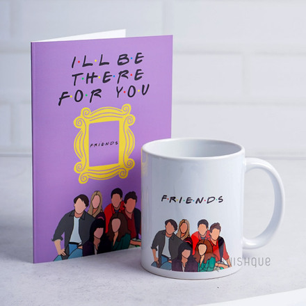 FRIENDS Themed Printed Mug & Greeting Card