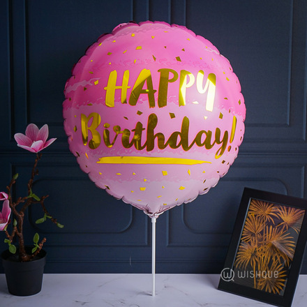 Happy Birthday Foil Balloon - Enchanted