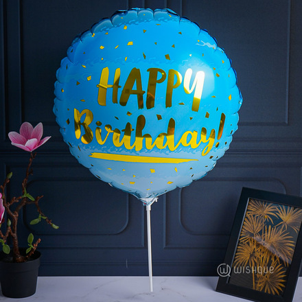 Happy Birthday Foil Balloon - Light