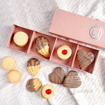 Chocolate Coated All Butter Cookie Selection 12 Pcs