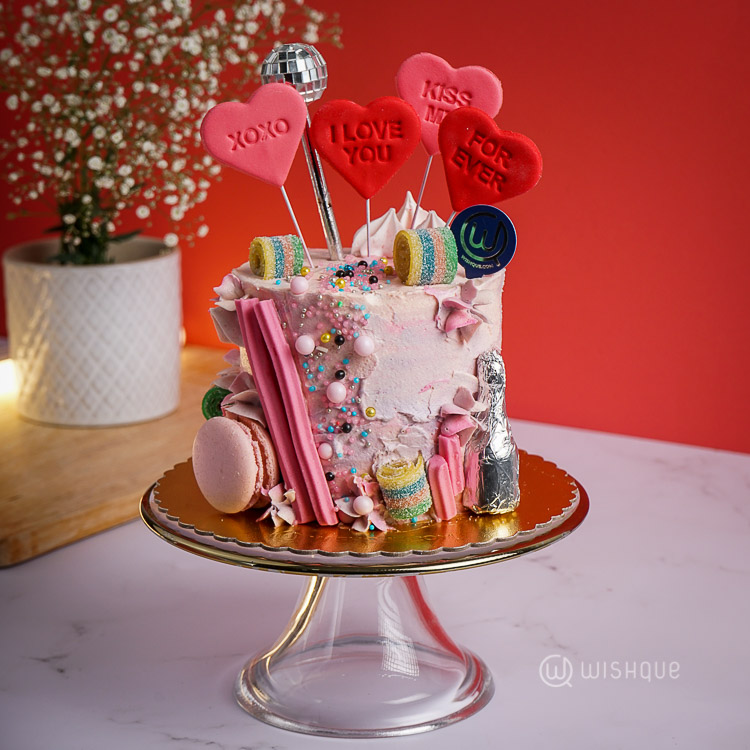 Candy Conversation Hearts Edible Cake Wrap or Be Mine Heart - Etsy